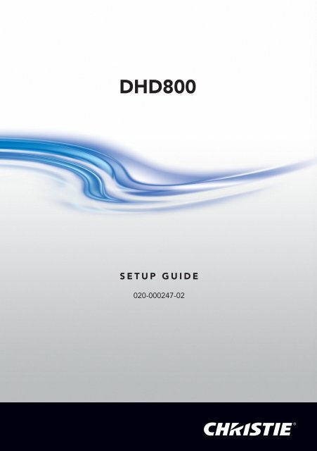 DHD800 - Christie Digital Systems