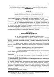 TÃ­tulo IV - Registro e Relacionamento de Estabelecimentos - AGAIS