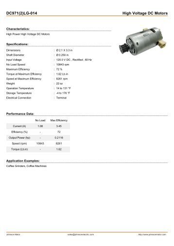 Johnson dc7xllg