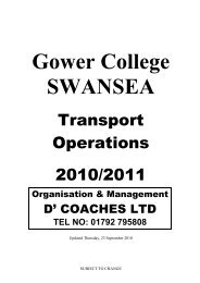 Gower College SWANSEA - XPoint