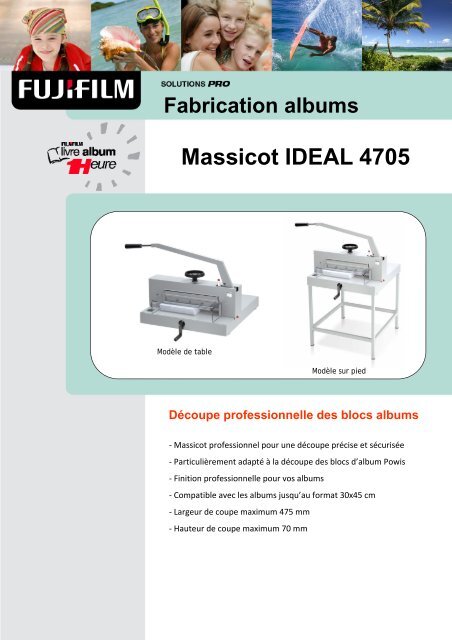 Fiche-produit massicot IDEAL 4705