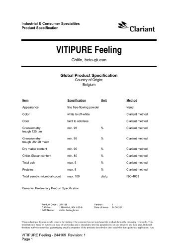 VITIPURE Feeling - Essential Ingredients, Inc