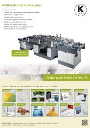 Multi-talented Folder-gluer - Kama GmbH