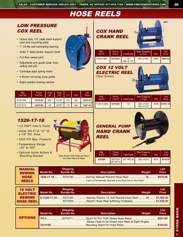 HOSE REELS - FIMCO Industries