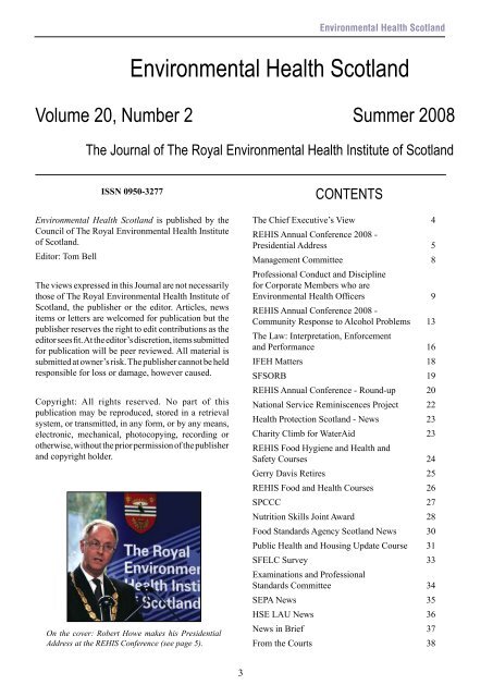 Download REHIS Journal 20/2 (Summer 2008) - The Royal ...