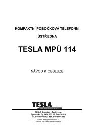 TESLA MPÃ 114 - Tesla Stropkov