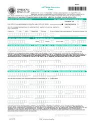 AKC Litter Correction Form - American Kennel Club