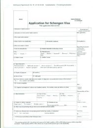 Schengen Visa Application Form - VFS Global