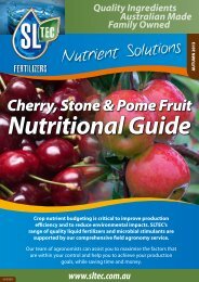 Cherry, Stone & Pomefruit Nutritional Guide - Sustainable Liquid ...