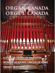 A Spencer Organ in Hamilton.