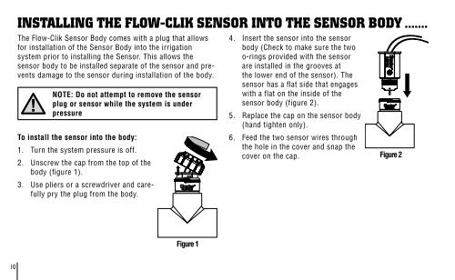 Flow-Clik Owner's Manual - Hunter Industries