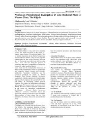 Preliminary Phytochemical Investigation of some Medicinal Plants of ...