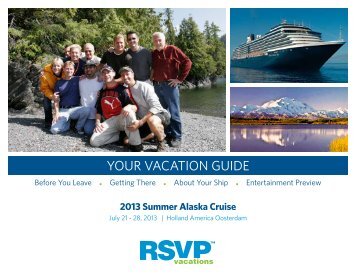 Cruise Vacation Guide - RSVP Vacations