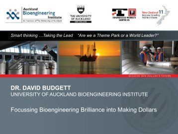 David Budgett (Auckland Bioengineering Institute) - Transfield Worley