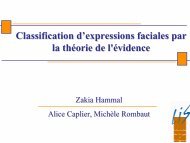 Classification d'expressions faciales par la théorie de l'évidence