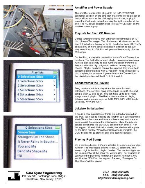 ipod kit for the rowe/ami r90-r94 jukebox - CD Changer Interfaces ...