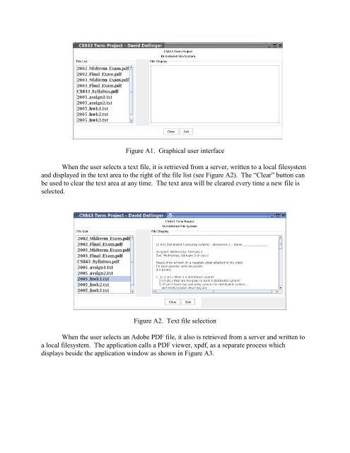 Implementation of a Distributed Document-Based System