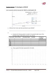 Student Activity: To investigate an ESB bill - Project Maths