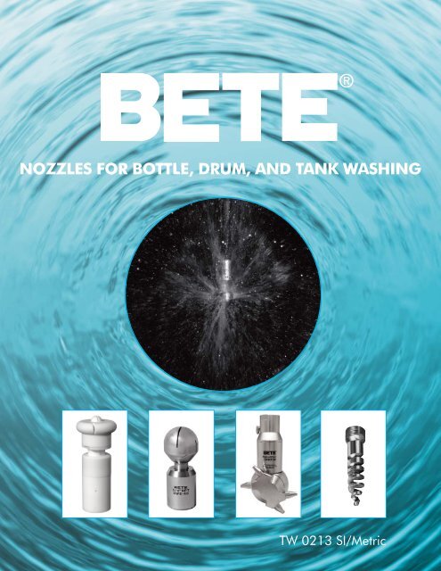 Download the Bottle, Drum & Tank Washing brochure in SI/Metric ...