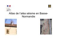 atlas alÃ©a sismique BN - DREAL Basse-Normandie