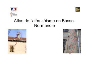 atlas alÃ©a sismique BN - DREAL Basse-Normandie