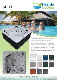 Maui PDF - Lifestyle Spas and Leisure