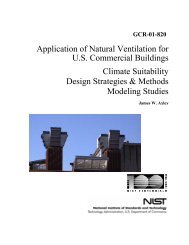 Climate Suitability Metric - Building and Fire Research Laboratory