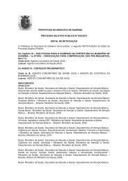 Errata Edital nÂº 003/2012 - Prefeitura de Diadema