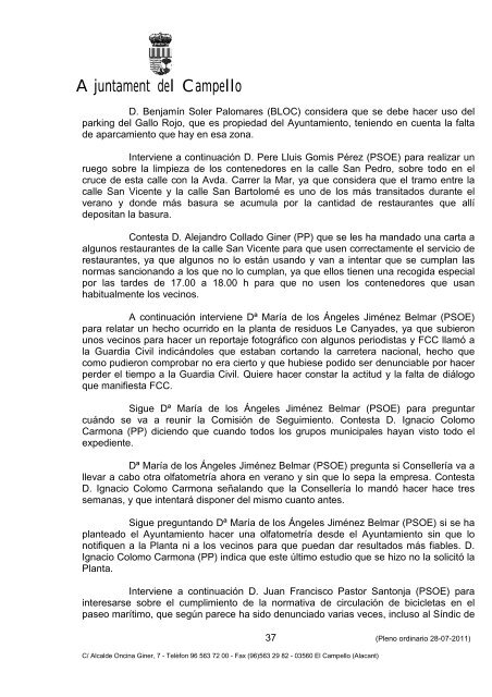 Pleno ACTA 15-2011P.pdf - Ayuntamiento de El Campello