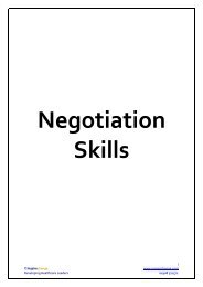 Negotiating - MIR-Online