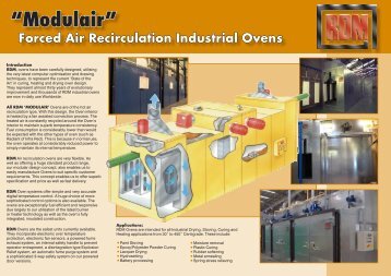 Ovens - RDM Industrial Services Ltd