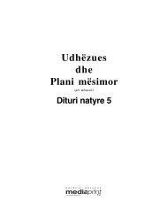 plani mÃ«simor dituri natyre 5 - Media Print