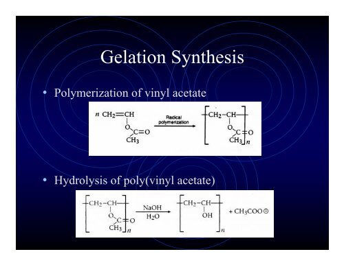 The Gelation of Polyvinyl Alcohol with Borax