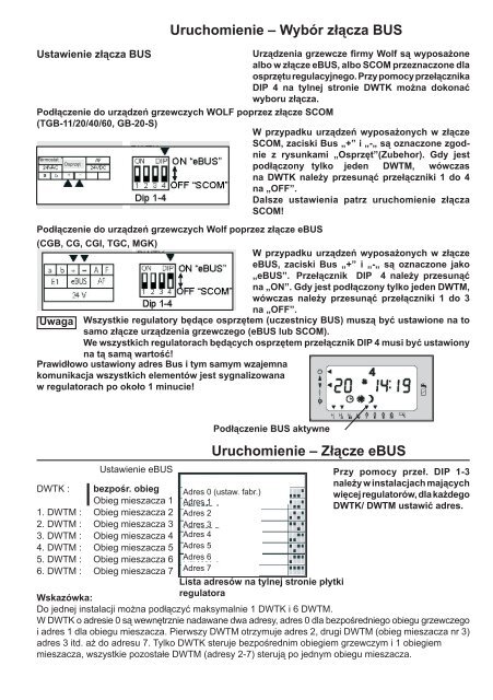 Instrukcja obsługi i montażu - Wolf