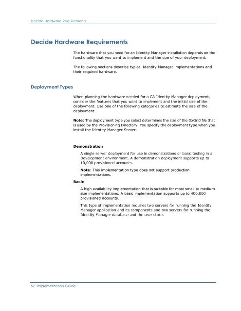 CA Identity Manager Implementation Guide - CA Technologies