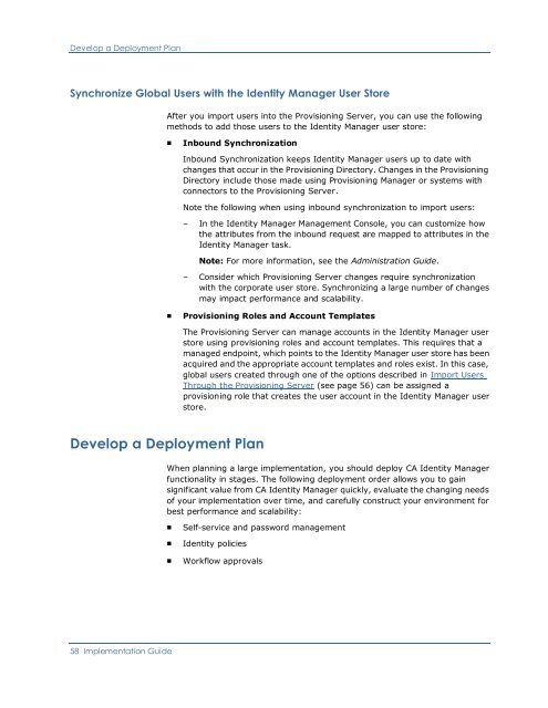 CA Identity Manager Implementation Guide - CA Technologies