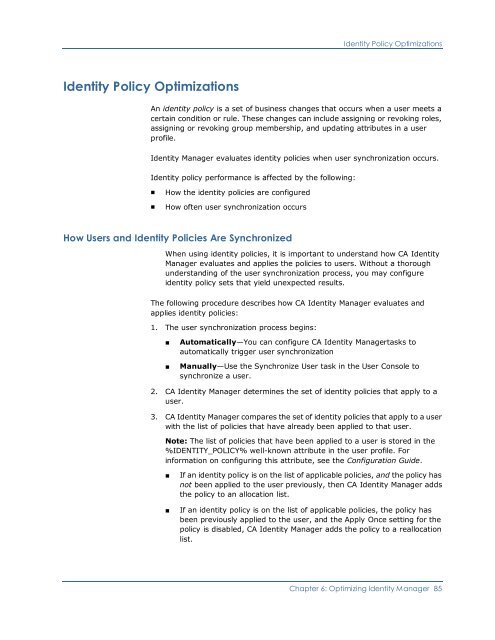 CA Identity Manager Implementation Guide - CA Technologies