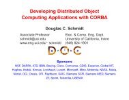 Developing Distributed Object Computing Applications with CORBA