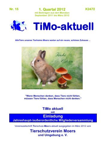 TiMo-aktuell - Tierheim Moers