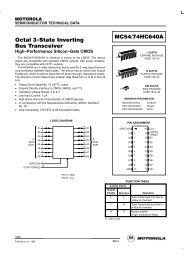 Octal 3-State Inverting Bus Transceiver MC54/74HC640A - Datasheets