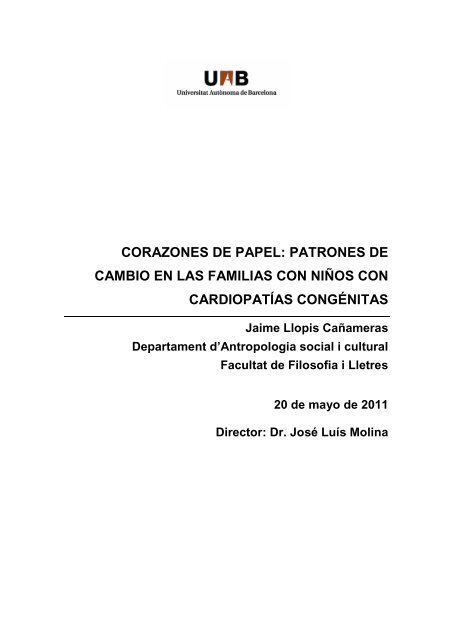 patrones de cambio en las familias con niños con enfermedades ...