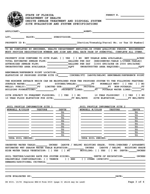 OSTDS - Orange County Health Department