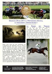 Bo n°4 Plat - France Galop