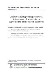 Understanding entrepreneurial intentions of students in agriculture ...