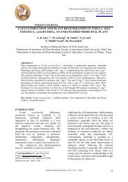 callus induction and plant regeneration in ferula assa foetida l.