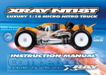 Team XRay NT18T Manual - CompetitionX.com