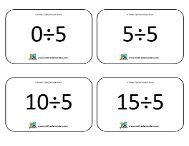 5 Times Table Division Facts \ K 5 Times Table Division Facts - Math ...