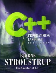 The C++ Programming Language 3rd Edition