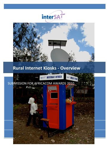Rural Internet Kiosks -â Overview - Africa Rural Connect