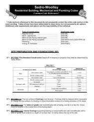 Sedro-Woolley Residential Building, Mechanical and Plumbing Codes